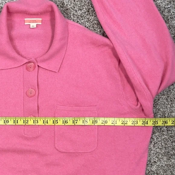 J. Crew Pink Cashmere Sweater - Picture 4 of 8